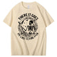 There It Goes My Last Flying Fuck  Pattern Print 100%Cotton T-Shirt