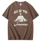 All Of  You Pattern Print Crew Neck T-Shirt
