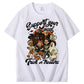Support Your Local Trick or Treaters Pattern  Print 100%Cotton T-Shirt