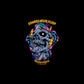 SINNERS NEVER SLEEP Skull with Snake Black Print T-shirt