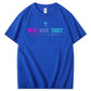God Has A Plane Pattern  Print 100%Cotton T-Shirt
