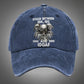 Stuck Between IDK IDC And IDGAF Pattern Washed Hats