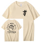 Jesus Made Me A Fisherman Pattern Print 100%Cotton T-Shirt