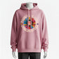 Imagine All the People Living Life in Peace Floral Daisy Hoodie