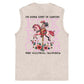 I'm Gonna Keep On Dacing Print Washed Cotton Sleeveless Tank Tops