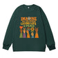 Living Life In Peace Retro Peace & Love Sweatshirt