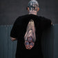 Oral Sex with Tattooed Ghost Dirty Love Black Print T-shirt