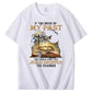 Bring Up My Past  You Should Know That  Pattern Print Crew Neck T-Shirt