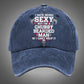 I Hate Being Sexy But I'm A Chubby Bearded Man So I Can't Help It Pattern Washed Hats