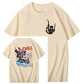 Chill The Fourth Out  Skull Pattern  Print 100%Cotton T-Shirt