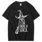 Yes I Can Drive a Stick 100% Cotton Witch T-Shirt