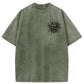 Spooky Island Cartoon Halloween Washed Cotton T-Shirt