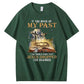 Bring Up My Past  You Should Know That  Pattern Print Crew Neck T-Shirt