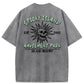 Spooky Island Cartoon Halloween Washed Cotton T-Shirt