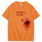 Not Really I' m Fine Pattern100% Cotton T-Shirt