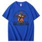 Been Through Hell HALLELUJAH Pattern Print Crew Neck T-Shirt