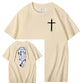 Save Me Pattern Crew Neck T-Shirt