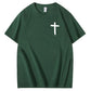 Jesus elsker dig, bror, 100% bomulds t-shirt med mønsterprint