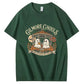 Halloween Coffee Ghost T-Shirt - Cozy Autumn Outfit
