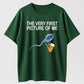 Urbntees The Very First Picture of Me Sperm Beer Funny Organic Cotton Unisex T-Shirt