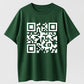 QR Code Scan Me Funny Mystery Organic Cotton Unisex T-Shirt