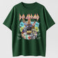 Def Leppard Guitar Collage Rock Band Tribute Organic Cotton Unisex T-Shirt