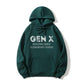 100% Cotton "Gen X: Adulting Since Elementary School" Hoodie – Humorous Generation X Sweatshirt