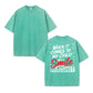 When It Comes To My Child Smile In My Mugshot Vintage Washed Tee