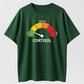 Medium Cortisol Level Funny Stress Gauge Organic Cotton Unisex T-Shirt