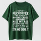 Urbntees Fuckoffee Recipe Sarcastic Humor Organic Cotton Unisex T-Shirt