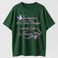 Imagine All the People Living Life in Peace Neon Organic Cotton Unisex T-Shirt