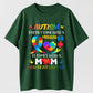 Urbntees Autism Doesn't Come With a Manual It Comes With a Mom Who Never Gives Up T-Shirt