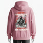 Hurt My Daughter Or Son Reaper Graphic Hoodie - Not Even God Can Save You From My Wrath - 100% Cotton
