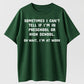 Urbntees Sometimes I Can't Tell Preschool or High School Oh Wait I'm at Work Funny Tee