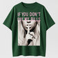 Urbntees If You Don't Pay My Bills Don't Talk To Me Funny Graphic Pure Cotton T-Shirt