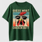 Guess What Chicken Butt Funny Retro Organic Cotton Unisex T-Shirt