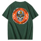 Always Tired  Never Broke Pattern Print 100%Cotton T-Shirt