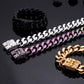 Coutureaura Skull Clasp Cuban Bracelet