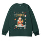Christmas Middle Finger F-Caw-F Chicken Sweatshirt