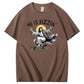 He is Rizzin' Funny Pattern Print Crew Neck T-Shirt