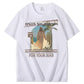 Jesus Sacrifice  Hislong  Weekend  For Your Sins Pattern Print Crew Neck T-Shirt