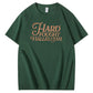 Hard Fought Hallelujah Print Crew Neck T-Shirt