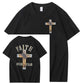 Faith Over Fear  Pattern Print 100%Cotton T-Shirt