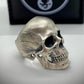 Anatomical Skull Ring Full Jaw (SIA) Sterling Silver