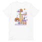 Cat Horror Icons Unisex t-shirt