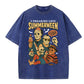 I Freaking Love Summerween Pattern Crew Neck T-Shirt