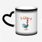 Heat-Sensitive Color-Changing! F-Caw-F Chicken Funny Mug