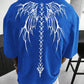Loose Skeleton Wing Print Drop Shoulder Tee