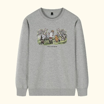 Personalized Vintage Silly Old Bear  Sweatshirt