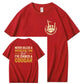 I Have Chocked A Cougar Pattern Print 100%Cotton T-Shirt